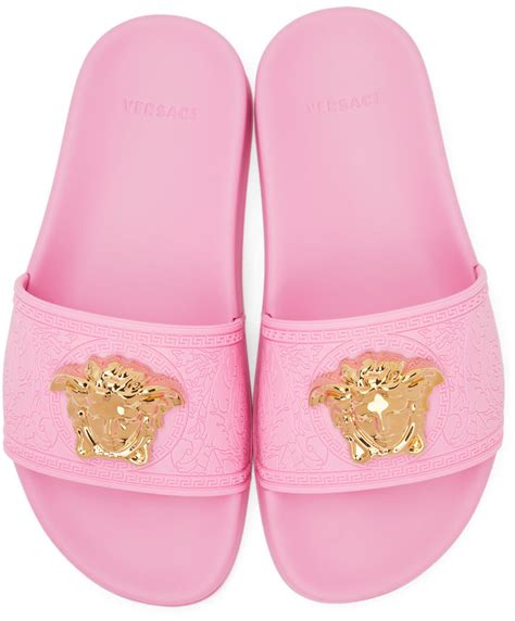 pink versace slides replica|light pink Versace slides.